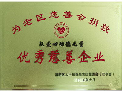蜜桃视频在线视频電子優秀慈善企業榮譽