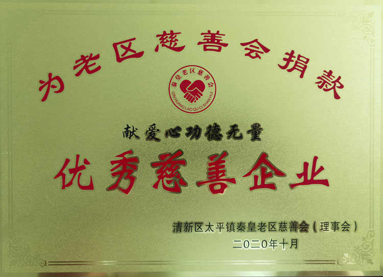 蜜桃视频在线视频電子優秀慈善企業榮譽